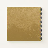 フクロウ記号の色 ノートブック (裏面)