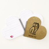 フクロウ記号の色 ノートブック (内部)