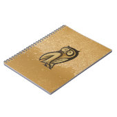 フクロウ記号の色 ノートブック (左側)