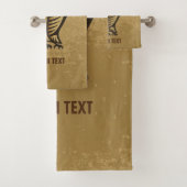 フクロウ記号の色 バスタオルセット (インサイチュ)