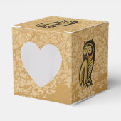 フクロウ記号の色 フェイバーボックス (正面サイド)