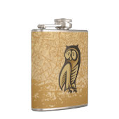 フクロウ記号の色 フラスク (右)