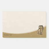 フクロウ記号の色 ポストイット (正面)