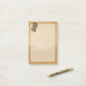 フクロウ記号の色 ポストイット (デスク上)