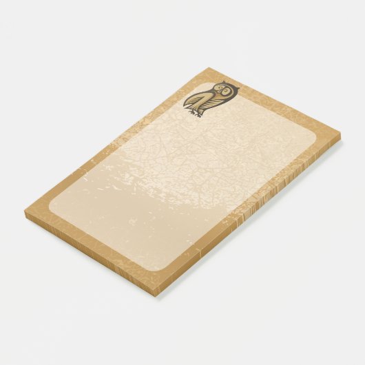 フクロウ記号の色 ポストイット (アングル)