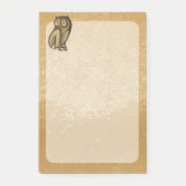 フクロウ記号の色 ポストイット (正面)