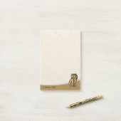 フクロウ記号の色 ポストイット (デスク上)