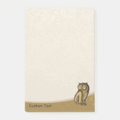 フクロウ記号の色 ポストイット (正面)