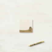 フクロウ記号の色 ポストイット (デスク上)