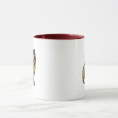 フクロウ記号の色 マグカップ (中央)