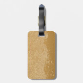 フクロウ記号の色 ラゲッジタグ (裏面縦)