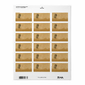 フクロウ記号の色 ラベル (フルシート)