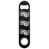 フクロウ記号（白） スピード栓抜き (裏面)