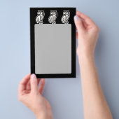 フクロウ記号（白） チラシ (ハンドル)