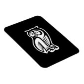 フクロウ記号（白） マグネット (右側)