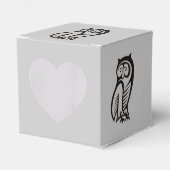 フクロウ記号（黒） フェイバーボックス (正面サイド)
