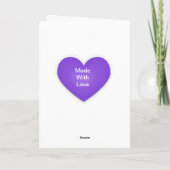 フクロウ誕生日カード カード (裏面)