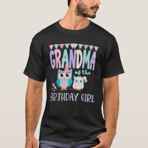 フクロウ誕生日パーティマッチンググループ Tシャツ
