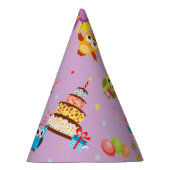 フクロウ誕生日パーティーキュート パーティーハット (右)