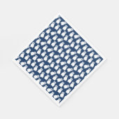 フクロウ誕生日パーティー スタンダードランチョンナプキン (角)