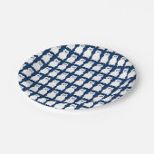 フクロウ誕生日パーティー ペーパープレート (アングル)