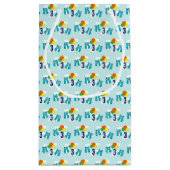 フクロウ誕生日 スモールペーパーバッグ (裏面)