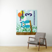 フクロウ誕生日 タペストリー (インサイチュ)