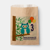 フクロウ誕生日 フェイバーバッグ (正面)