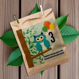 フクロウ誕生日 フェイバーバッグ