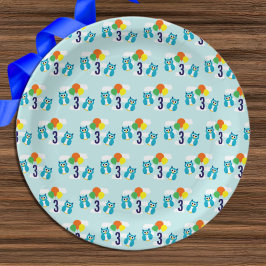 フクロウ誕生日 ペーパープレート