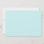 フクロウ誕生日 招待状 (裏面)