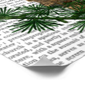 フクロウ読オンブランチ ポスター (角)