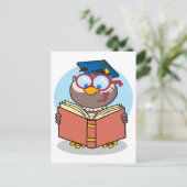 フクロウ読ルを卒業する 案内ポストカード (スタンド正面)