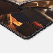 フクロウ読座って本だ デスクマット (コーナー)