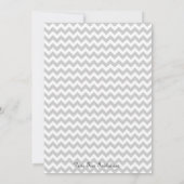 フクロウ赤ちゃんシャワーピンク招待状 招待状 (裏面)