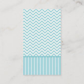 フクロウ赤ちゃんシャワーブルー持って来る本シャワーインサート エンクロージャーカード (裏面)