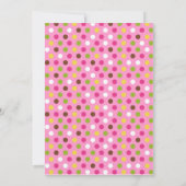 フクロウ赤ちゃんシャワー招待状 招待状 (裏面)