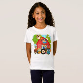 フクロウ農家 Tシャツ (正面フル)