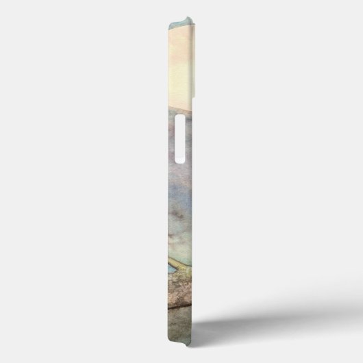 フクロウ野生動物の茶色絵画斑点 Case-Mate iPhoneケース (裏面 / 右)