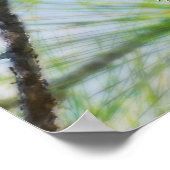 フクロウ野生生物写真角素晴らしベビーフクロウ ポスター (角)