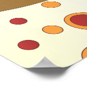 フクロウ閉じる ポスター (角)