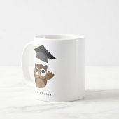 フクロウ院生 | 2016年クラス卒業 コーヒーマグカップ (正面左)