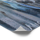 フクロウ隠れファインアートプリント ポスター (角)