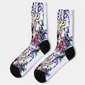 フクロウ靴下 | Owl カラフル Socks ソックス (左)