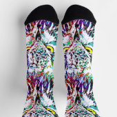 フクロウ靴下 | Owl カラフル Socks ソックス (上部)