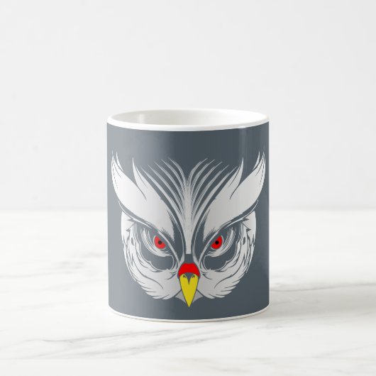 フクロウ頭 コーヒーマグカップ (中央)