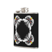 フクロウ頭 フラスク (左)