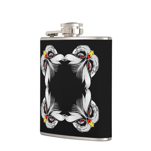 フクロウ頭 フラスク (左)