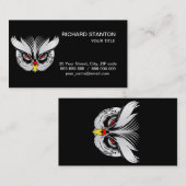 フクロウ頭 名刺 (正面/裏面)