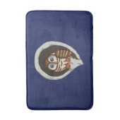 フクロウ風呂マットをセレネ バスマット (正面縦)